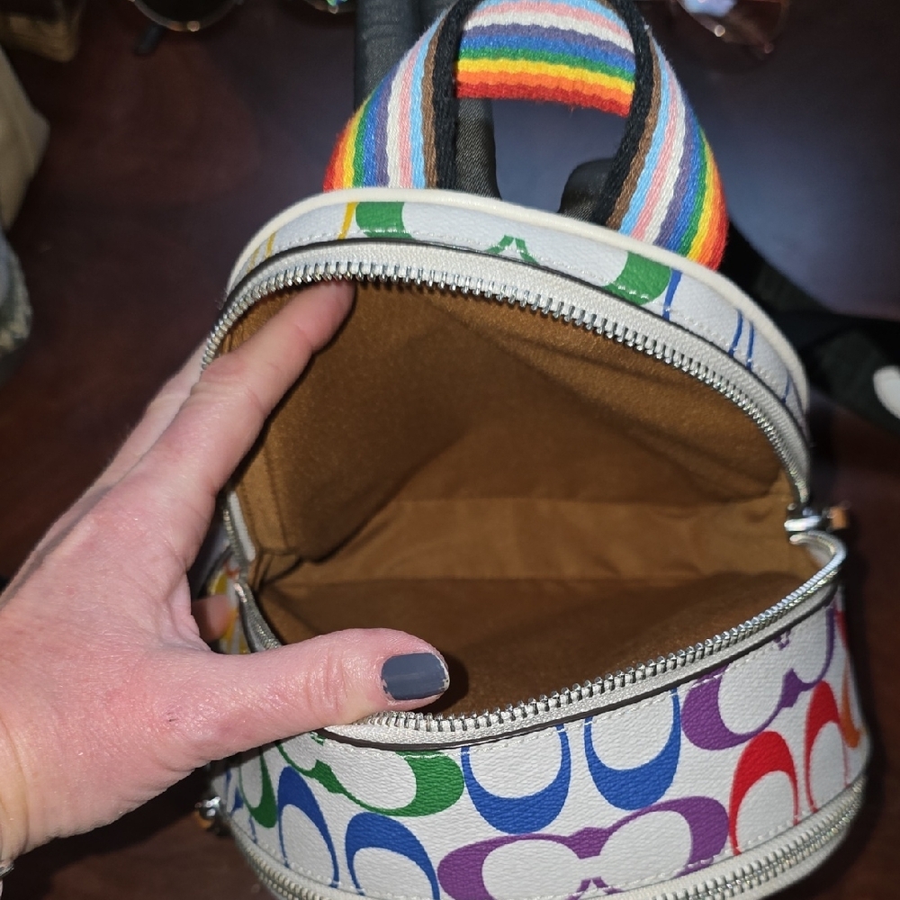 Coach Colorful Signature Backpack - Picture 15 of 16
